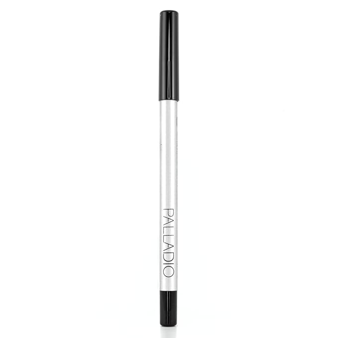 Palladio Precision Eyeliner, Silicone Based, Rich Pigment, Gentle Application, Dramatic Smoky Effect To Soft Everyday Wear, Sensitive Eyelids, Sets Itself, Can Be Sharpened, Black Onyx