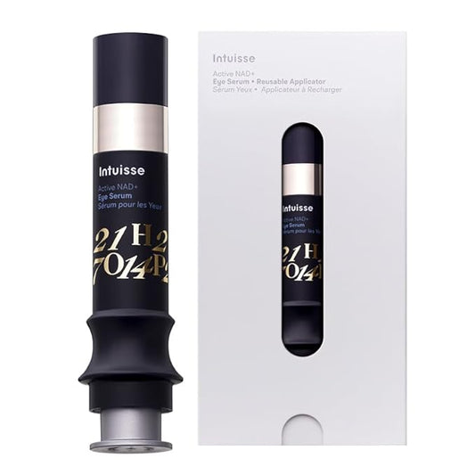 Intuisse Active NAD+ Eye Serum – Dark Circles, Puffiness, Fine Lines – 5% NAD+, Four Hyaluronic Acids & Swiss Liposomal Delivery – Lifting and Firming Formula – 5ml – Includes Applicator