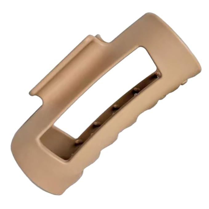 Fashion Hair Clips, Cloud Hair Pins for Women, 3.9 inch Hair Claw Clip for Thick/Fine/Thin/Curly Hairstyle, Khaki 1 PCS