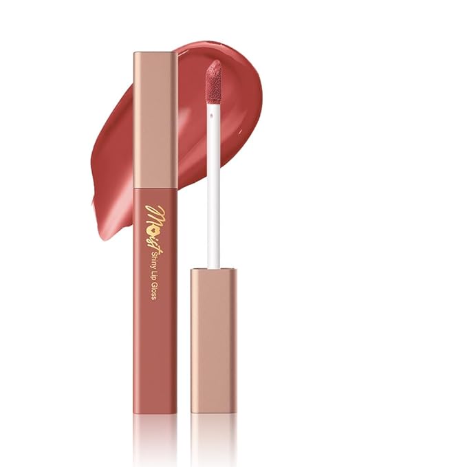 Lip Stain Hydrating High Shine – Lightweight Non-Sticky Glossy Lip Tint, Mirror Shine Moisturizing Lip Makeup for Plump & Full Lips, Long-Lasting Rich Color Lip Glaze, Soft Smooth Lip Gloss 07#