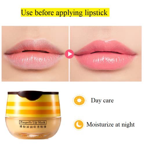 2PCS Lip Balm Honey Pot,Honey &