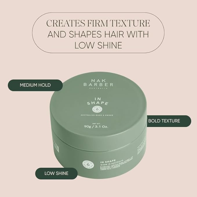 NAK Barber In Shape 90g - Styling Clay for Men Hair