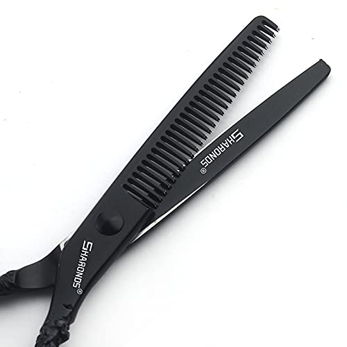 Professional 6/7/7.5/8/9-inch Hair Clipper - Stainless Steel Sharp Blades for Hairdressers (6-in Thinning Scissors)