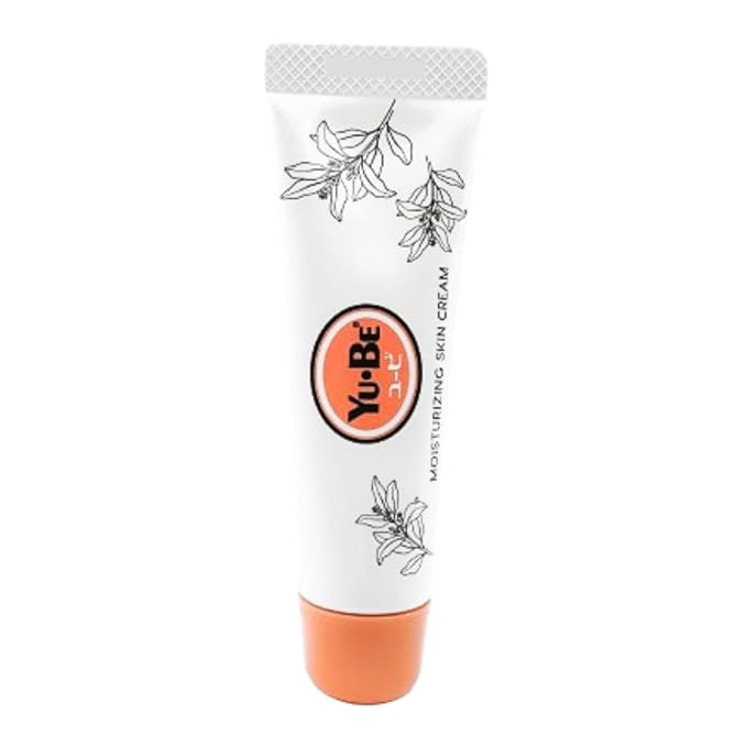 Yu-Be Moisturizing Skin Cream Tube - Hydrating Cream for Night & Day | Relieving Moisturizer for Dry Skin | Safe for Face & Body | Softens Hands & Feet | Vegan | Paraben Free (1 fl oz/28mL)