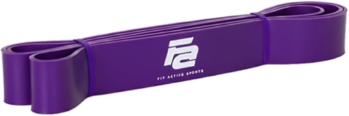 Fit Active Sports Resistance Workout Exercise Bands for Home, Gym, Stretching, Strength Training, Weightlifting, Pull Up Assist - Indoor and Outdoor Use