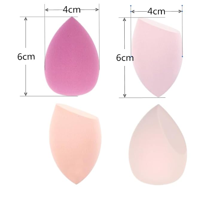 ZHIYE Makeup Sponge, Beauty Makeup Blending Sponge Puff Blender Foundation Sponge Concealer Sponges Applicator Sponges 8 Pcs