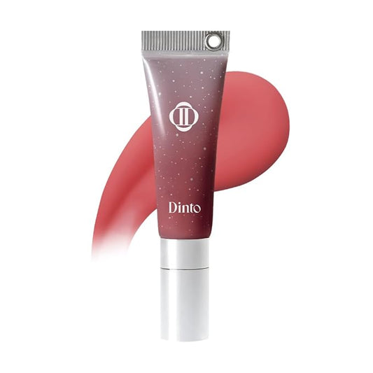 DINTO Frozen Lip Jelly - Icy Cool Plumping Lip Gloss with Metal Tip - High-Shine Non-Sticky Jelly Formula for Fuller, Juicy Lips - Vegan & Cruelty-Free - 0.34 fl oz - Shade 376 Mirror
