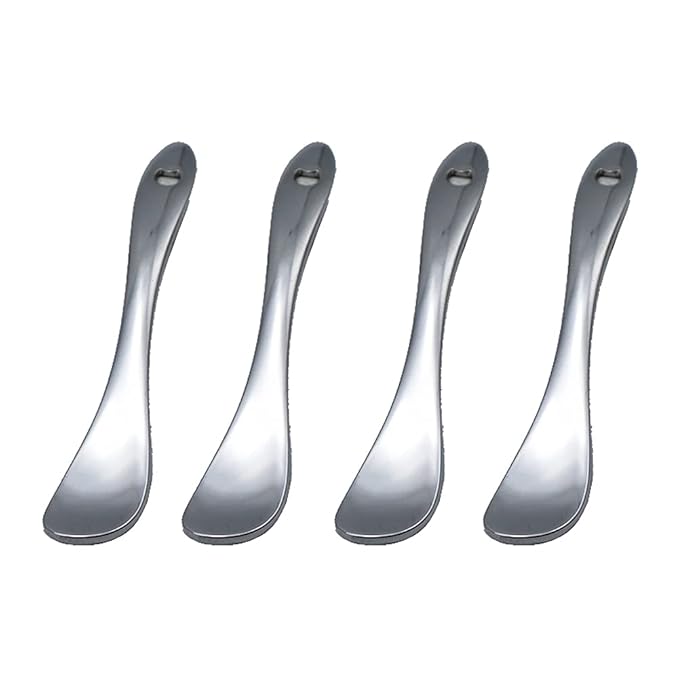 4 Pieces Zinc Alloy Makeup Spatula Eye Cream
