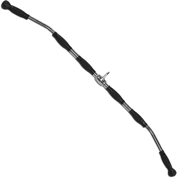 Body-Solid Tools Pro-Grip Lat Bar Cable Attachment for Gym