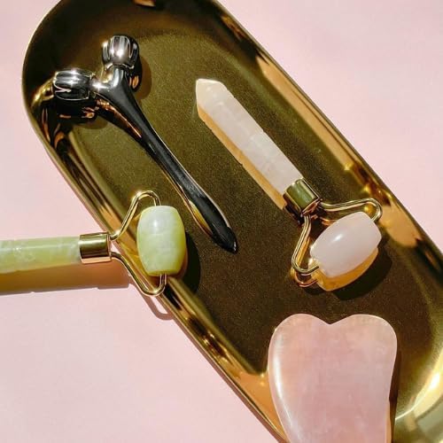 Mei Apothecary Mini Rose Quartz Gua Sha Facial Massage Beauty Tool
