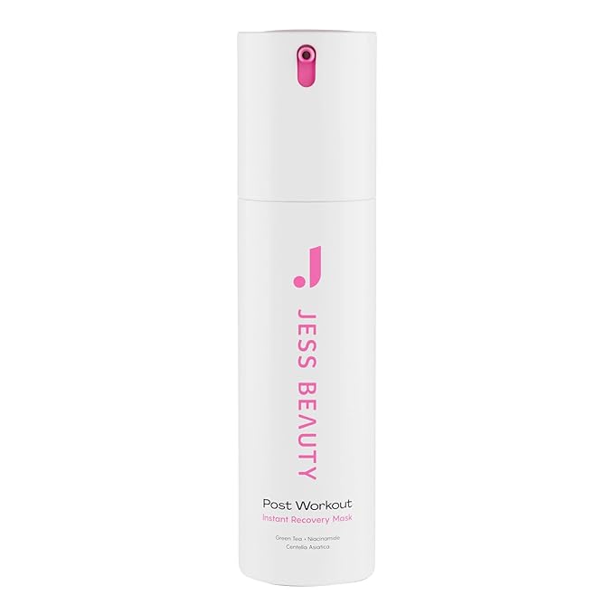JESS BEAUTY | Face Moisturizer Gel Mask Post Workout with Niacinamide & Centella Asiatica | Skin Care Revitalizing 1.7 fl oz