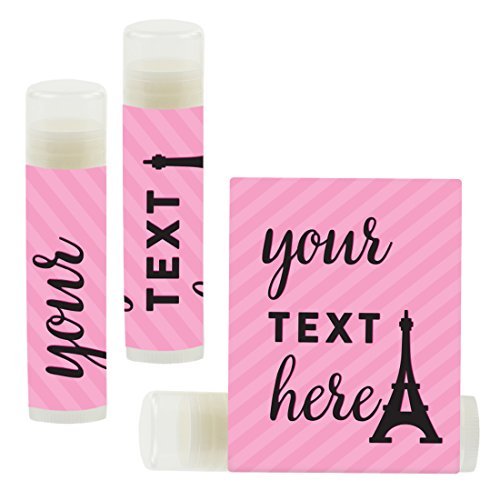 Andaz Press Personalized Lip Balm Party Eiffel