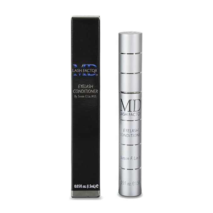 MD Lash Factor Eyelash Conditioner Advanced Lash Enhancing Serum for Longer Thicker Fuller Looking Lashes Cruelty-Free for Sensitive Eyes 0.05 fl oz Trial Size