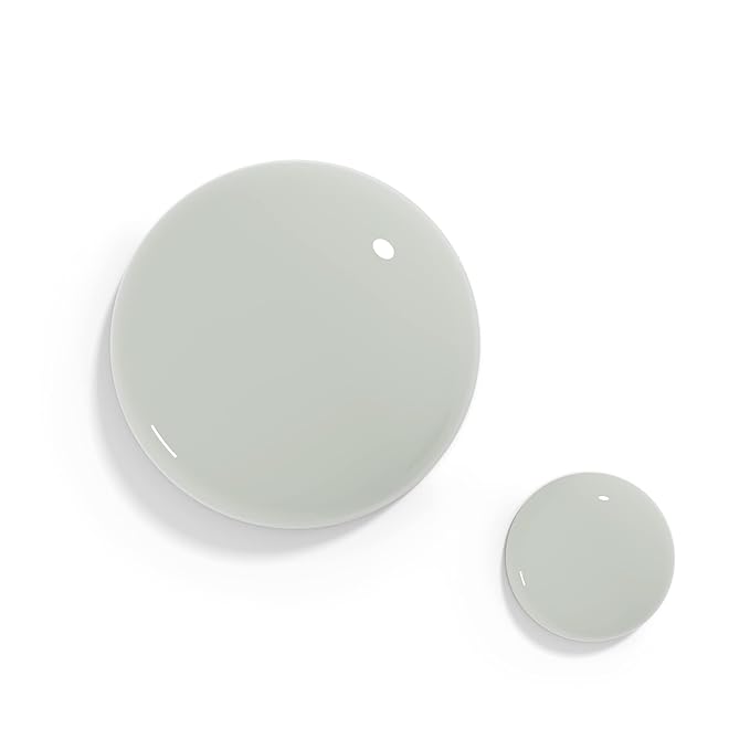 duri Nail Polish, 704 Herbal Lounge, Pastel Pale Gray with Green Tint, Full Coverage, Glossy Finish, Easy to Apply, 0.5 Fl Oz