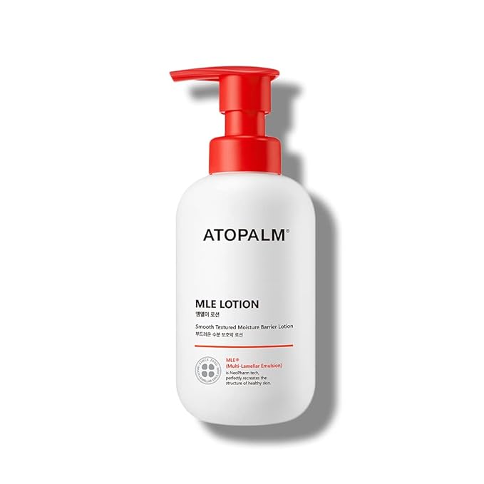 ATOPALM MLE Lotion 200ml 6.8 Fl Oz for Sensitive Skin, 48 Hours Long Hydration with Ceramide, Long-Lasting Moisturizing Baby Lotion, Strengthening Skin Barrier, Redness-Relief, Korean Skincare