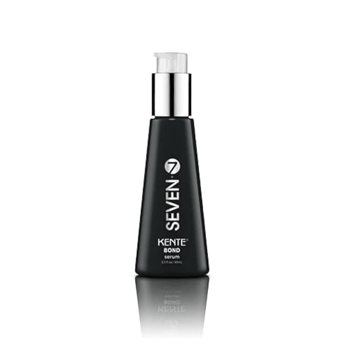 SEVEN haircare - Kente® BOND Serum with Vit E & Blueberry Extract- Restorative Serum for Damaged Hair - Smooth & Seal Split Ends - Sulfate Free & Paraben Free - 3.2 oz