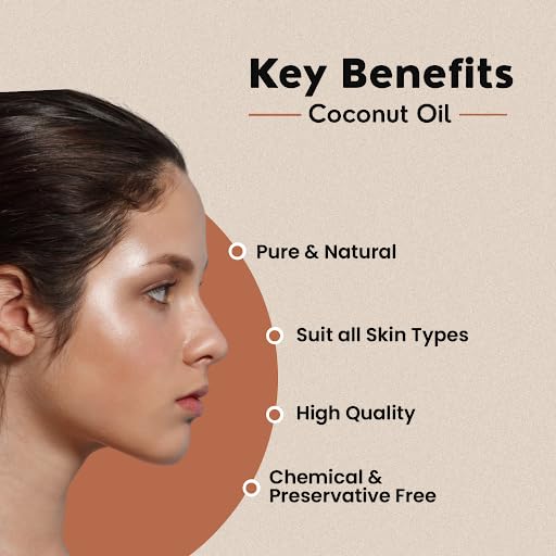 PUROLEO Organic Certified USDA Fractionated Coconut Oil 32 Fl Oz/946 ML (Packed in Canada) – 100% Natural & Odorless Moisturizer & Carrier Oil for Hair, Skin, Body, Massage, Makeup Removal