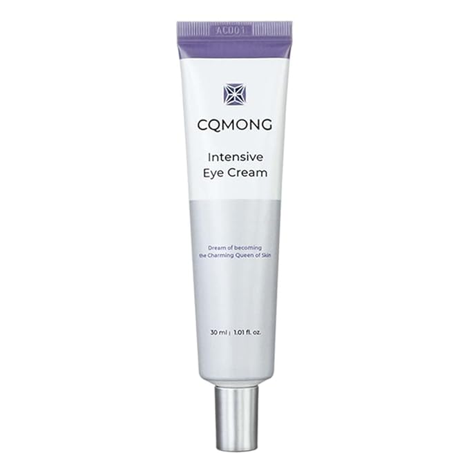 CQMONG Intensive Eye Cream 1.01 fl oz for dark circles, puffiness, wrinkles, fine lines, bags under eyes, dark spots l Natural wood scent l Glutathione, Collagen, 7 Amino Acids, Adenosine l Korean
