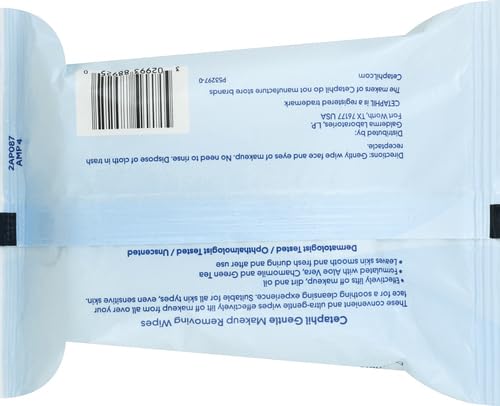 Cetaphil Gentle Makeup Removing Face Wipes, Daily Cleansing Facial Towelettes Gently Remove Makeup, Fragrance and Alcohol Free, 25 Count (Pack of 12)