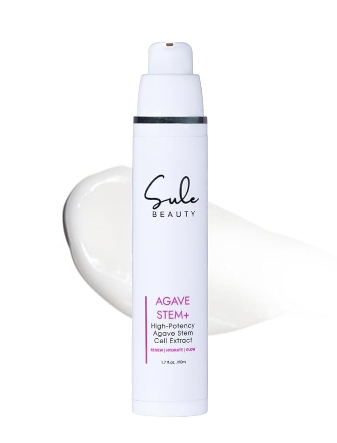 Sule Beauty AGAVE STEM + GEL For Face – Groundbreaking Skin Care That Incorporates Agave Stem Cell Extract to Hydrate, Protect & Rejuvinate – Eliminates Fine Lines and Wrinkles – 1.7 Fl Oz