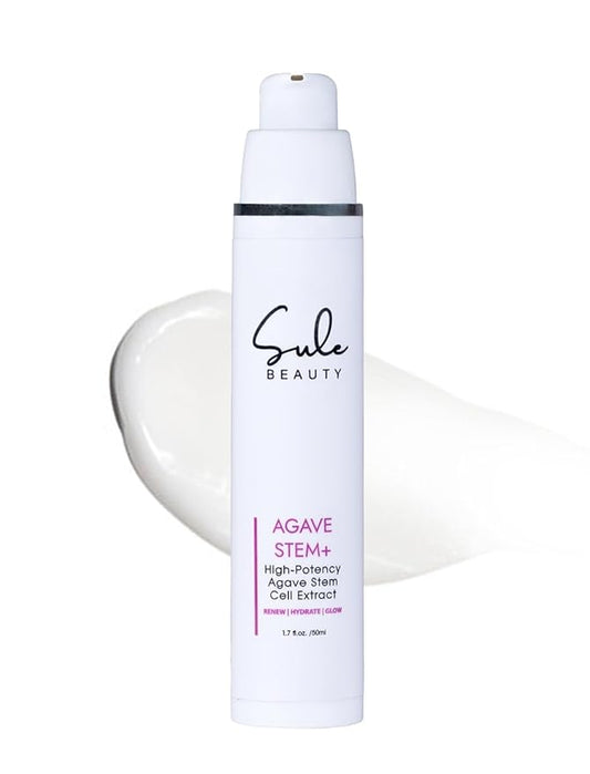 Sule Beauty AGAVE STEM + GEL For Face – Groundbreaking Skin Care That Incorporates Agave Stem Cell Extract to Hydrate, Protect & Rejuvinate – Eliminates Fine Lines and Wrinkles – 1.7 Fl Oz