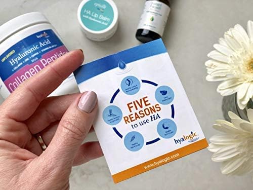 Hyalogic HA Lip Balm – Moisturizing Lip Balm with Hyaluronic Acid & Coconut Oil – Hydrating Lip Care for Dry, Chapped Lips – Natural, Unflavored, Vegan – 3 Sticks