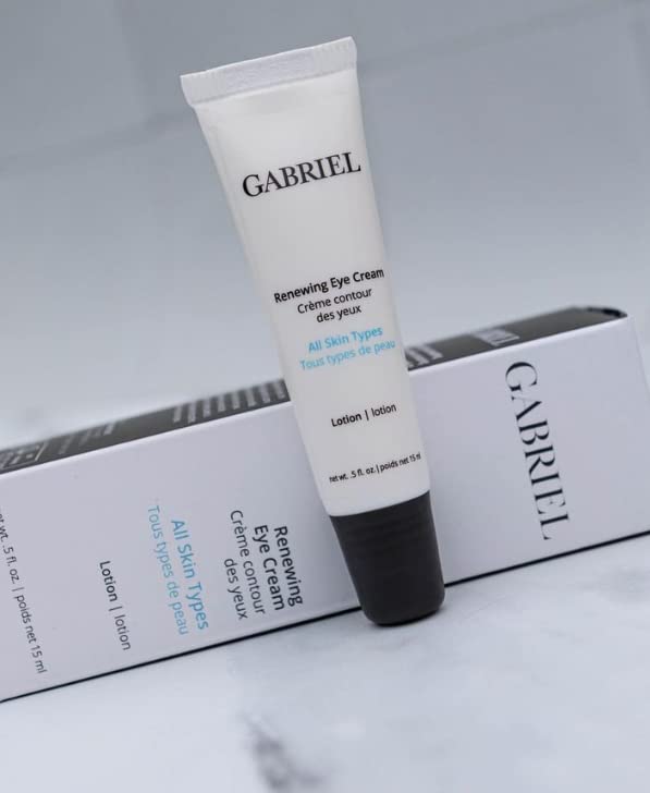 Gabriel Renewing Eye Cream | Natural, Paraben Free, Vegan, Cruelty-free, Non GMO| .5 oz.