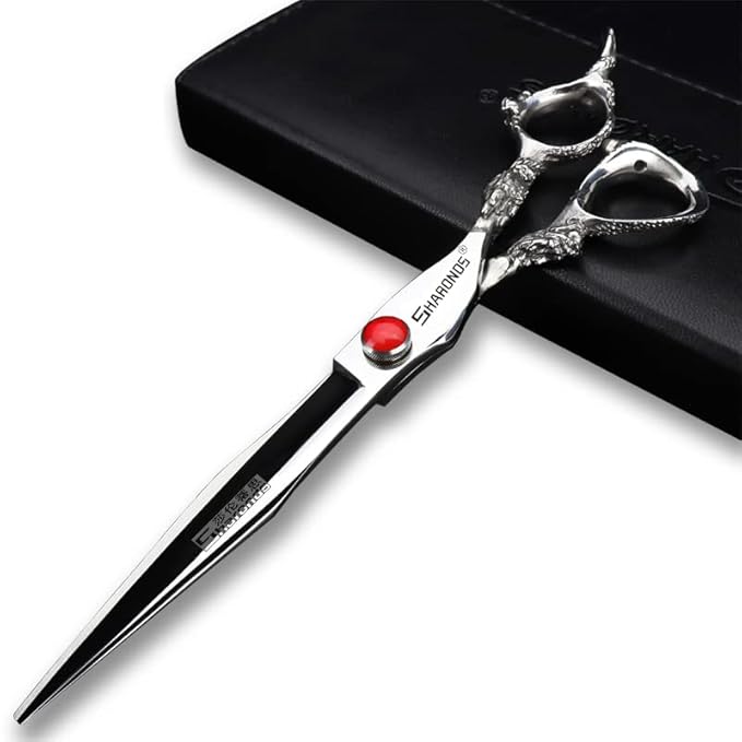 6/7/7.5/8/9-inch professional hair clipper set, stainless steel sharp hair clippers, hairdresser specific scissors (8 in cutting scissors)