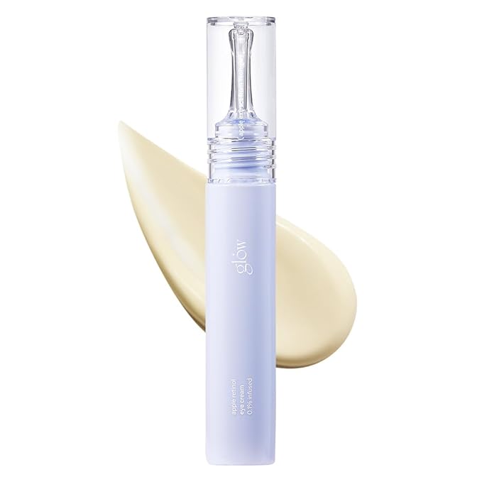 glow apple retinol eye cream | wrinkle‑improvement | rich ointment‑type with 0.1% pure retinol & 4th‑gen hpr | deep‑firming | antioxidant‑rich formula for revitalised radiance | 0.5 fl oz
