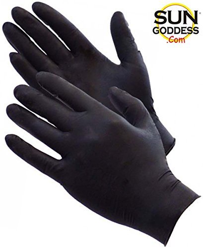 SUN GODDESS - Sunless Self Tanning Lotion - VERY DARK - 8 oz + INCLUDES: Applicator Mitt, Application Gloves, Best Fake Tanner Lotion Mousse Spray Sample – Gorgeous, Natural Looking Tan Lasts 7 Days