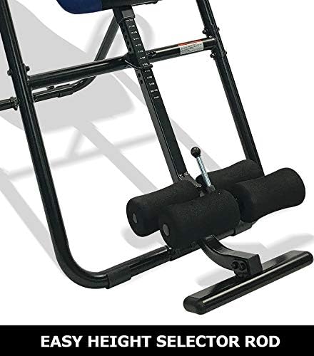 Body Vision IT9825 Premium Inversion Table with Removable 250 lbs.,