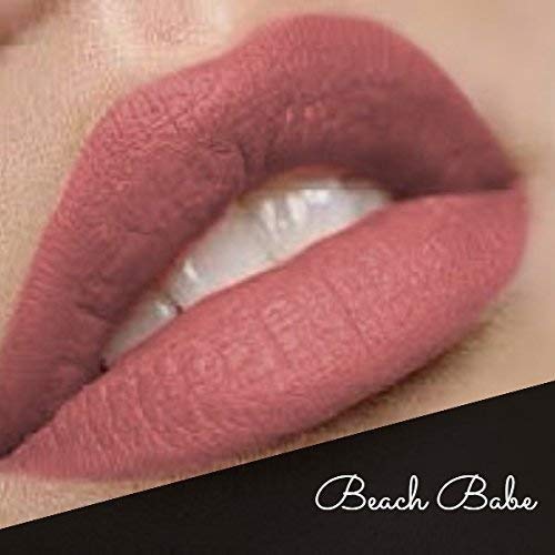 Premium Long Lasting Matte Nude Lip Liner Pencil |Beach Babe Deep Nude Pink Ultra Wear Lip Liner
