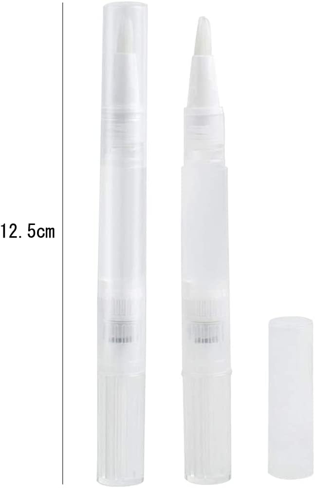 10 pcs Teeth Whitening Gel Pen 2ml Oral Cleaning Pen, Safe 44% Carbamide Peroxide Gel, 20+ Uses, Effective, Painless, No Sensitivity, Travel-Friendly, Natural Mint Flavor