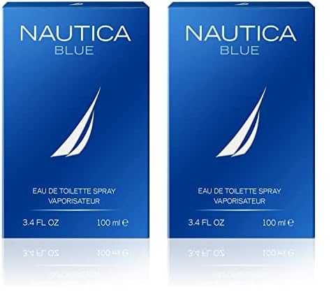 Nautica Blue For Men Edt Spray 3.4 Oz (Pack of 2)