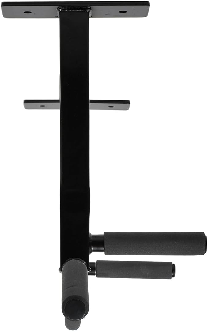 Ceiling Mount Pull Up Bar with Reversible Risers 16 and 24 Inch