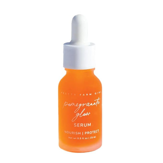 Pretty farm girl Pomegranate Glow Serum - Nouish & Protect - For Nourishing and Skin Protection - All Skin Types - Facial Use