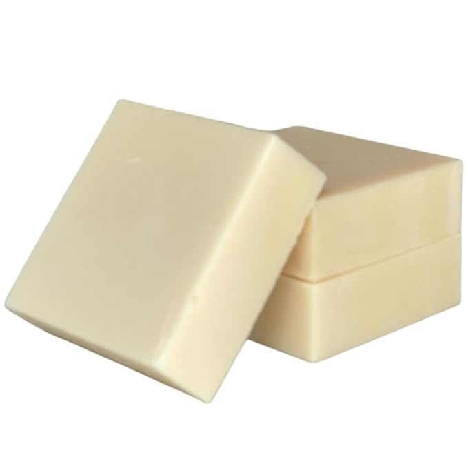 DR. WALLY'S SOAPS Handcrafted Goatmilk Soap with Shea Butter - unscented - cold Process, all natural, 5oz Each, Made in USA, set of (3)