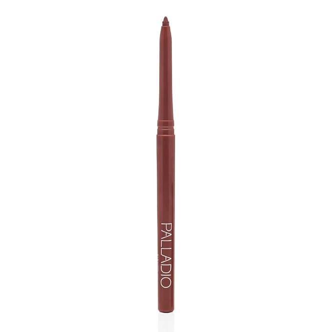Palladio Retractable Waterproof Lip Liner High Pigmented and Creamy Color Slim Twist Up Smudge Proof Formula with Long Lasting All Day Wear No Sharpener Required, Naked