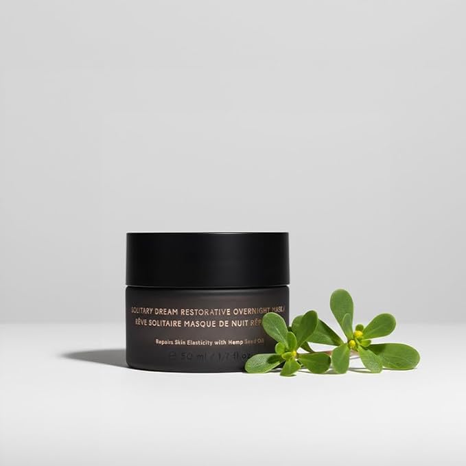 The Untamed Solitary Dream Restorative Overnight Mask 1.7 fl oz – Hydrating Night Cream with Hemp Seed Oil & Purslane – Helps Soothe, Firm & Balance Skin – Vegan & Cruelty-Free