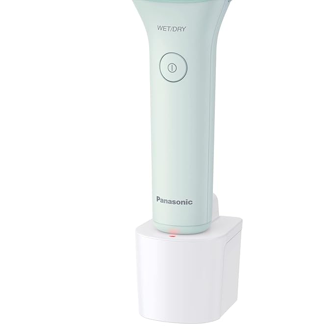 Panasonic Close Curves Electric Razor for Women, Cordless 3-Blade Shaver with Pop-Up Bikini Trimmer, Wet Dry Operation - ES-WL60-G (Green)
