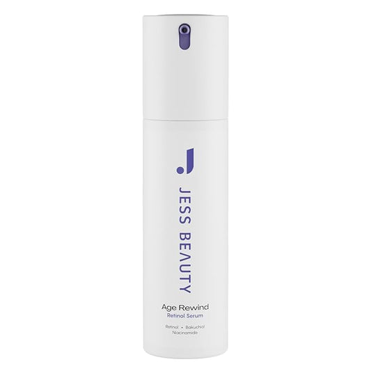 JESS BEAUTY | Skin Care Retinol Cream Centella Asiatica & Hyaluronic Acid | Retinol Night Face Cream Moisturizer 1 fl. oz (Age Rewind)
