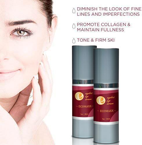 Ecomaxx Ageless Eye Serum-Anti Aging Serum- Naturally Repair Under Eye Area -Minimize Fine Lines and Wrinkles -Fight Signs of Aging