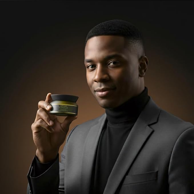 capelli e pelle POMADE, With Rosemary Oil -Medium Hold & Shine - Hair Pomade for Black Men & Women to define Waves, Dreadlocks & Braids - Rosemary Oil with Fragrance -Hair Growth & Scalp Care- 100ml