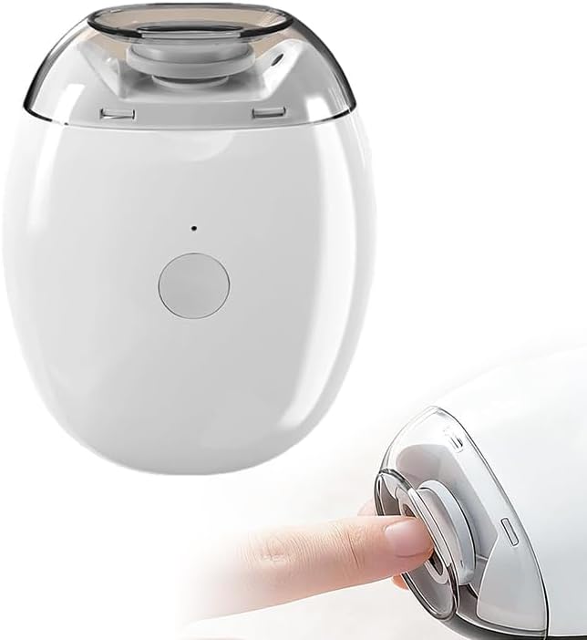 2026 Saker Electric Automatic Nail Clipper & Trimmer|3-in-1 Rechargeable Nail Grinder with LED Light & 3 Speeds|Gentle for Toenails&Fingernails|Ideal for Seniors, Adults & Babies (3PC)