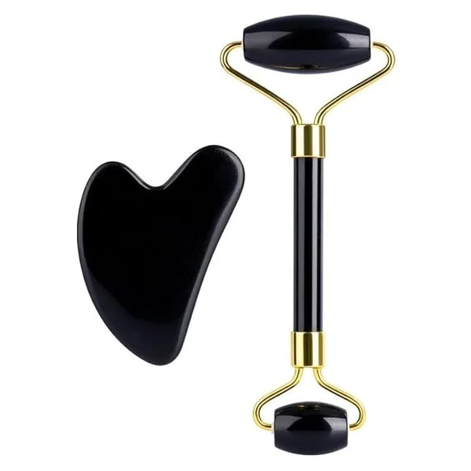 Black Obsidian Jade Facial Roller &