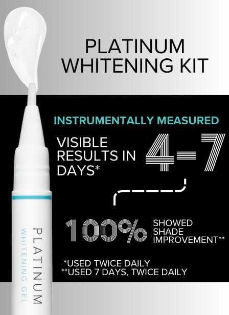 intelliWHITE Platinum Teeth Whitening Pen Kit with Mouth Guard, 14% Hydrogen Peroxide Whitening Treatment, Removes Stains, Safe for Veneers Crowns & Caps, Dentist Formulated, Made in USA