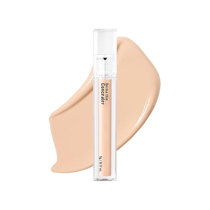 [23YEARSOLD Derma] Thin Concealer #0.5P (Pink Beige) – Sensitive-Skin Friendly, Lightweight & Long-Lasting with Redness-Soothing SWEETONE Formula for a Natural Finish, Easy-to-Carry 0.17 fl oz