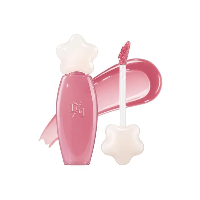 dasique Pure Water Lip Gloss 0.09 oz | Variety of Colors | Dewy Gloss | Buildable Gloss Tesxture | Non-Sticky | K-beauty (#13 Mauve Grape)