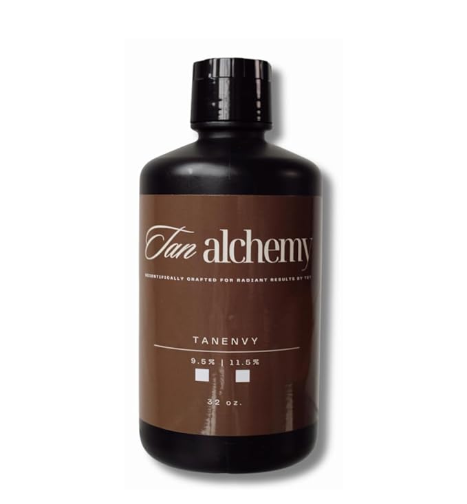 Tampa Bay Tan, Tan Alchemy, Tan Envy European DARK 11.5% DHA Sunless Airbrush Spray Tanning Solution Gallon (ships in 4 qts)
