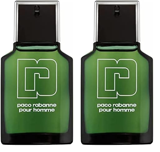 Paco Rabanne For Men EAU DE TOILETTE SPRAY 3.4 OZ (Pack of 2)